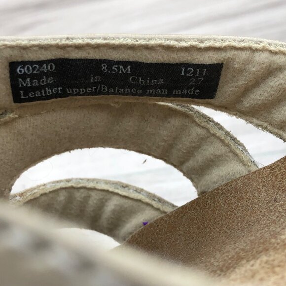 Clarks Sandals Womens 8.5M Tan Leather Slip On Comfort Shoes - Picture 11 of 12